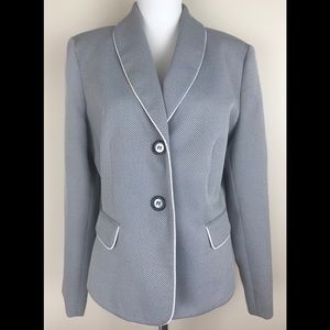 Giorgio sant Angelo blazer size 8 navy white